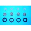 Wheels + tires + ventilators ( tarmac set ) / 4 pcs - MG Metro 6R4